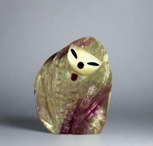 Fluorite Corn Maiden by Kateri Quandelacy Sanchez