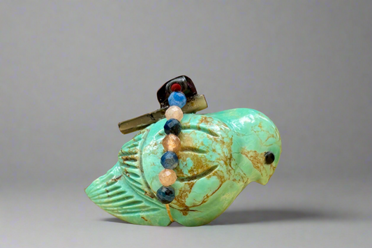 Kingman Turquoise Songbird by Kateri Quandelacy Sanchez