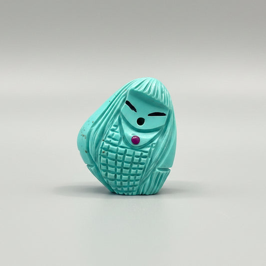 Elisa Turquoise Corn Maiden by Kateri Quandelacy Sanchez