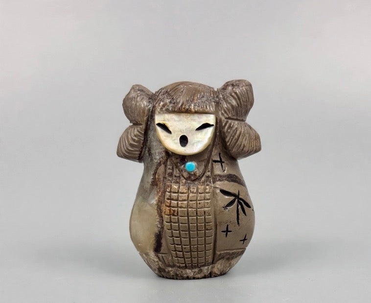 Septarian Nodule Hopi Corn Maiden by Kateri Quandelacy Sanchez