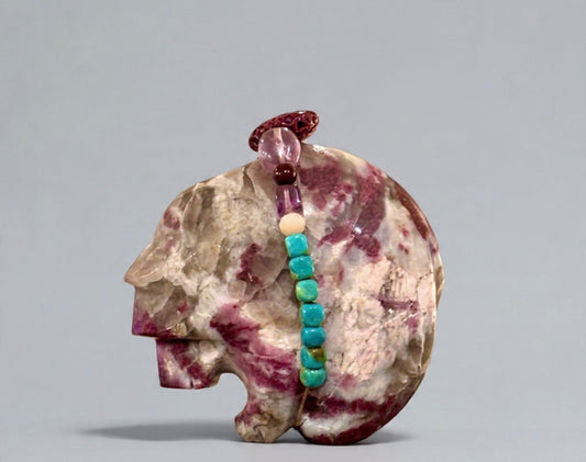 Ruby in Feldspar Bear by Kateri Quandelacy Sanchez