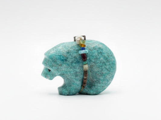 Amazonite Bear by Kateri Quandelacy Sanchez