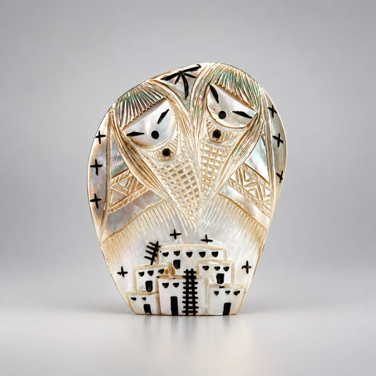 Black Lip Mother of Pearl Corn Maidens by Kateri Quandelacy Sanchez