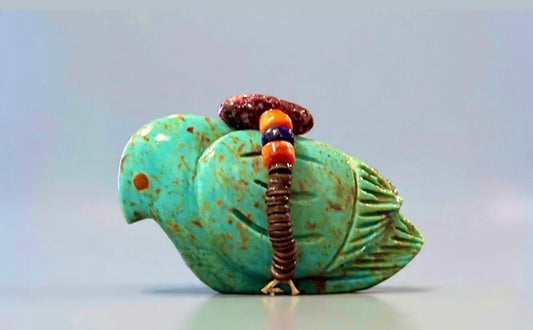 Kingman Turquoise Songbird by Kateri Quandelacy Sanchez