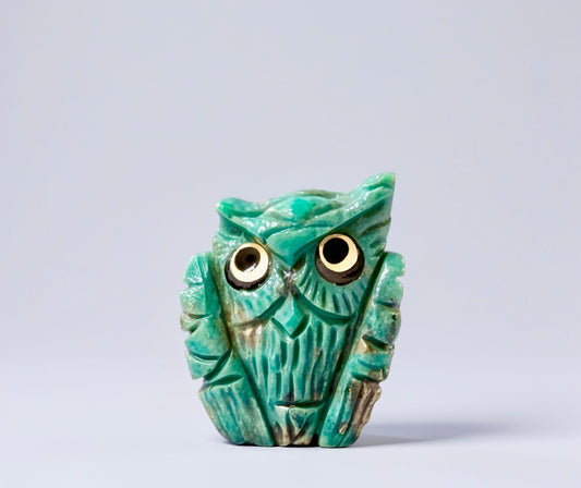 Campitos Turquoise Owl by Kateri Quandelacy Sanchez