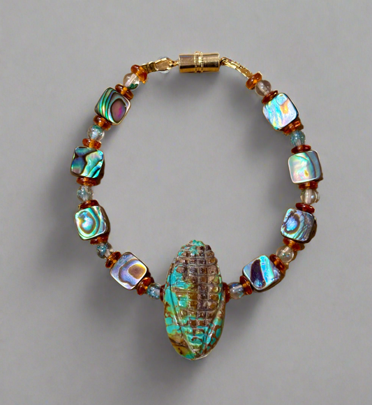 Turquoise Corn Bracelet by Kateri Quandelacy Sanchez