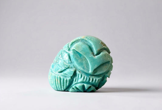 Mini Elisa Turquoise Barn Owl by Kateri Quandelacy Sanchez