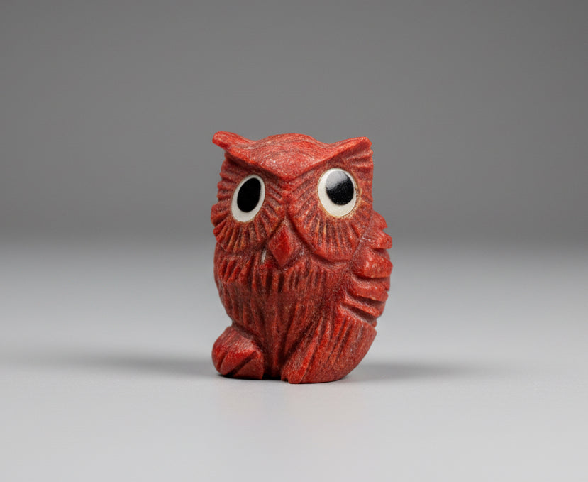 Apple Coral Owl by Kateri Quandelacy Sanchez
