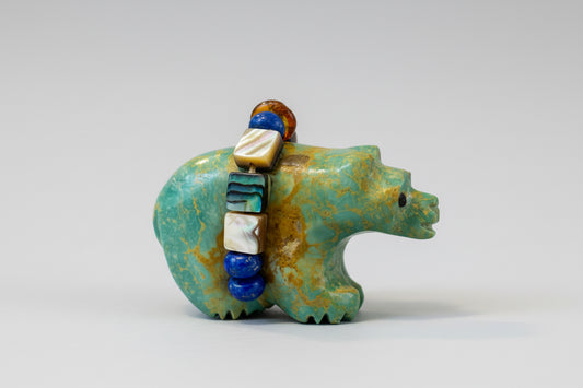 Campo Frio Turquoise Bear by Kateri Quandelacy Sanchez