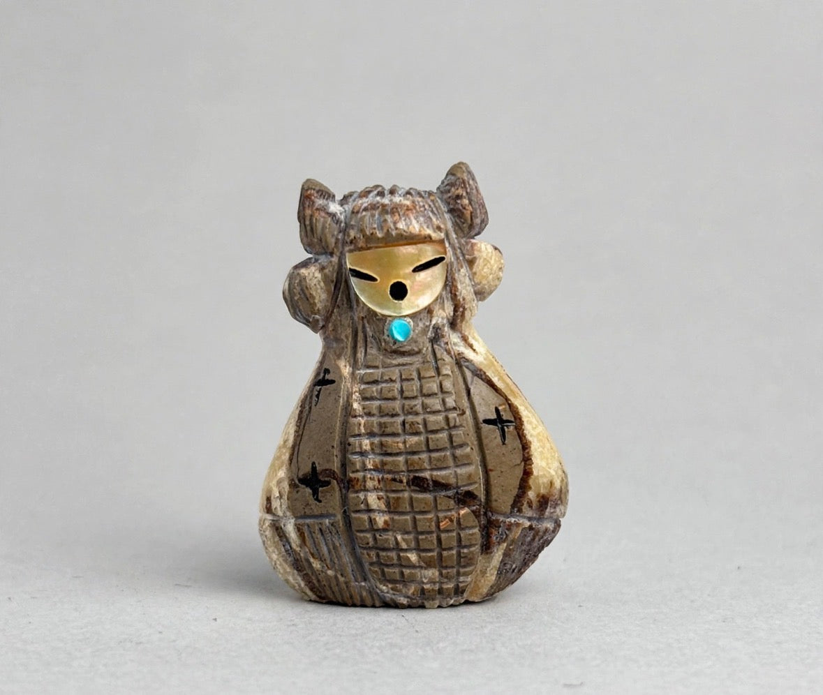 Septarian Nodule Hopi Corn Maiden by Kateri Quandelacy Sanchez