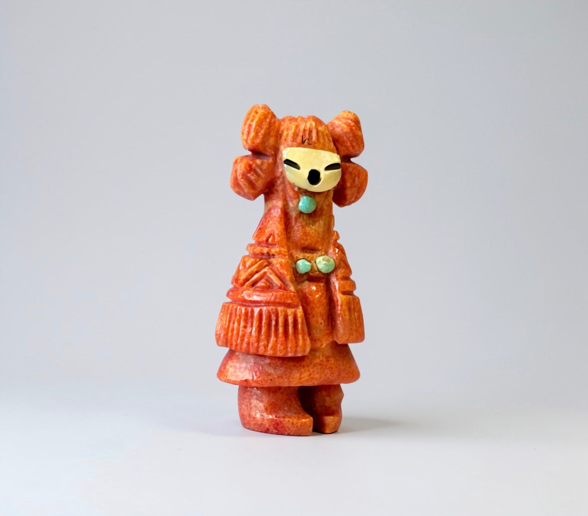 Apple Coral Hopi Dancer by Kateri Quandelacy Sanchez