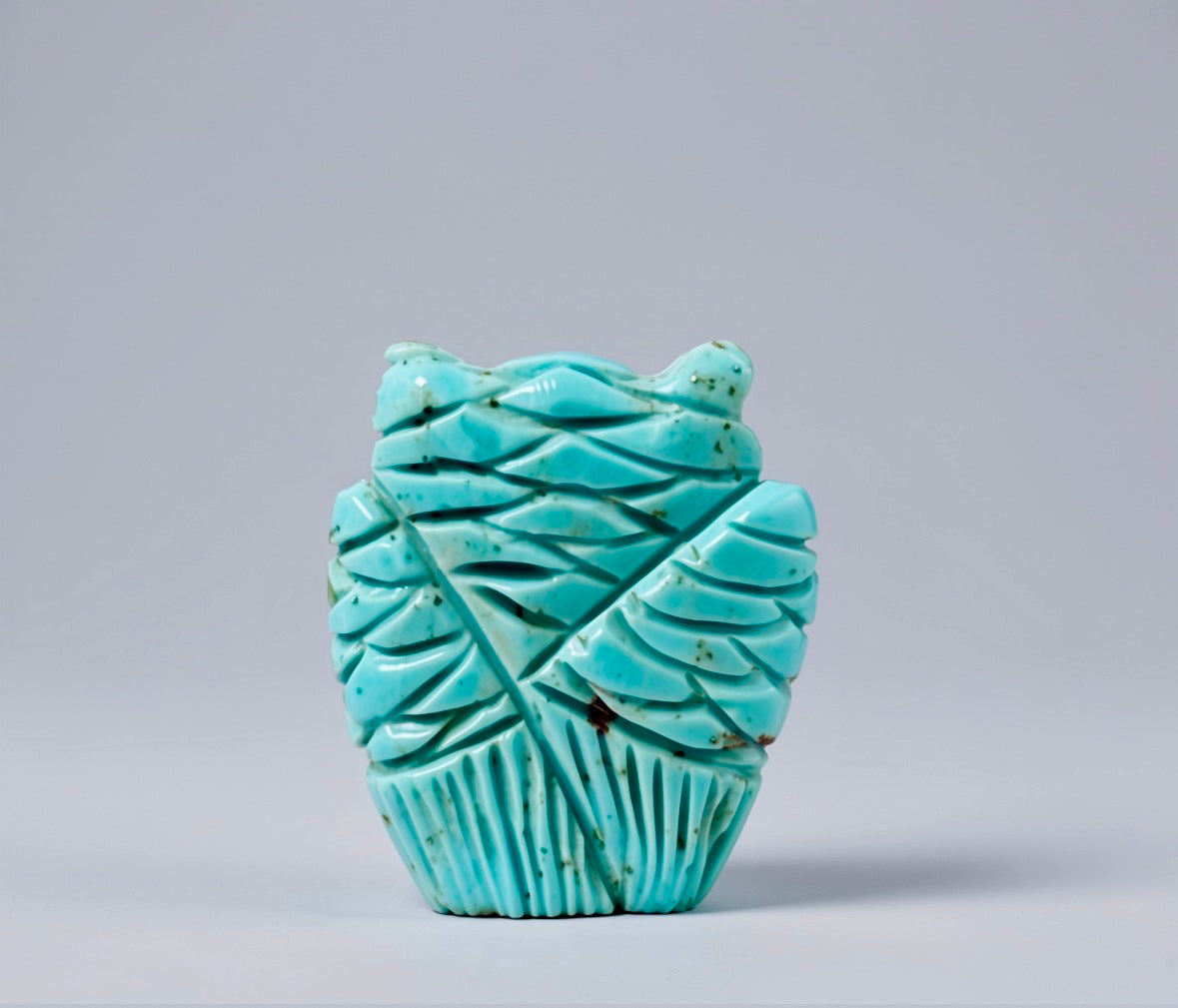 Nacozari Turquoise Owl by Kateri Quandelacy Sanchez