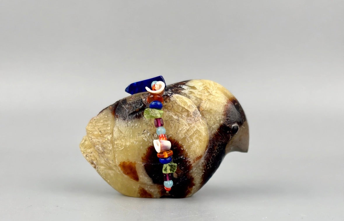 Septarian Nodule Songbird by Kateri Quandelacy Sanchez