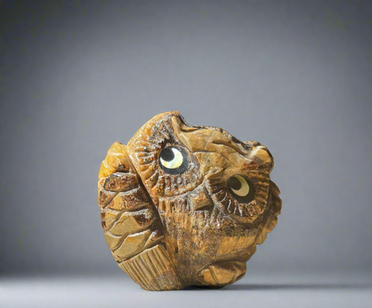 Septarian Owl by Kateri Quandelacy Sanchez