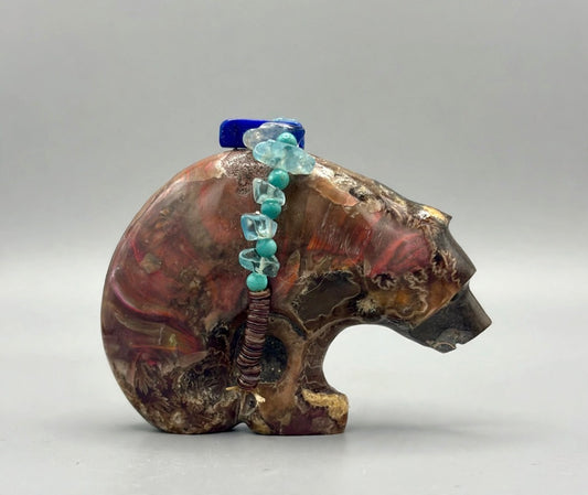Ammolite Bear by Kateri Quandelacy Sanchez
