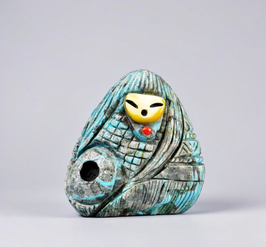 Kingman Turquoise Corn Maidens by Kateri Quandelacy Sanchez