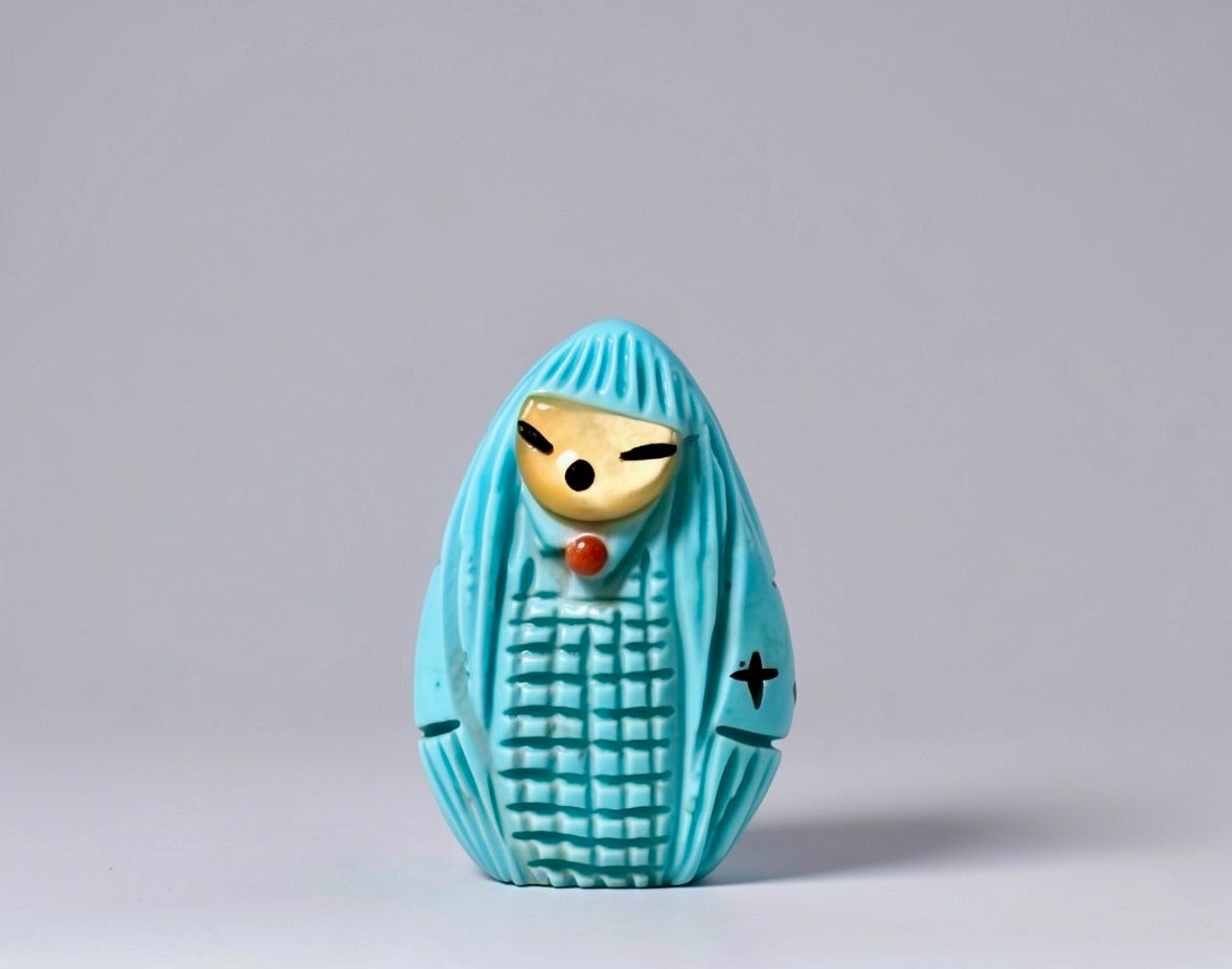 Nacozari Turquoise Corn Maiden by Kateri Quandelacy Sanchez