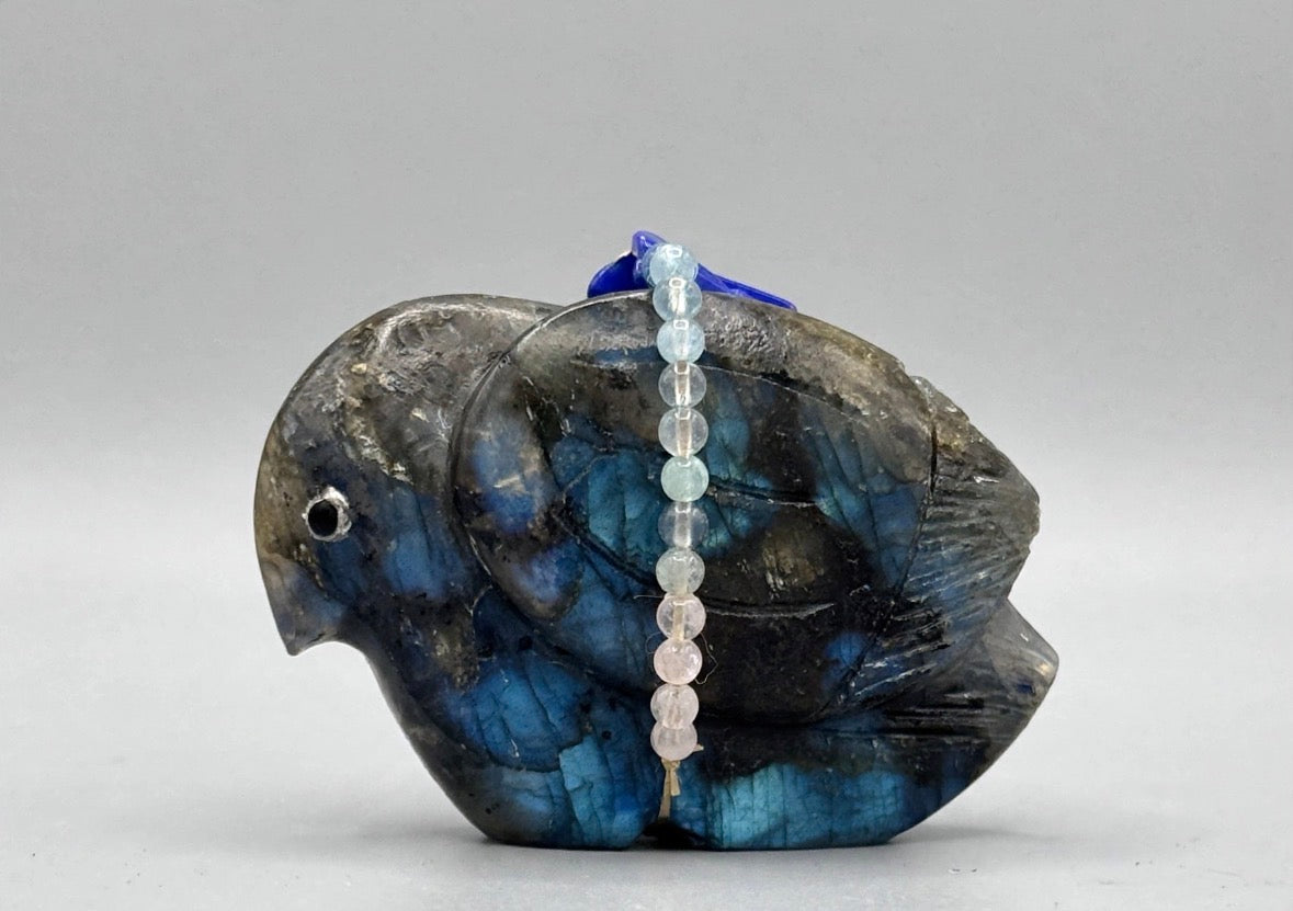 Labradorite Songbird by Kateri Quandelacy Sanchez