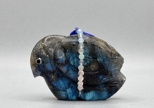 Labradorite Songbird by Kateri Quandelacy Sanchez