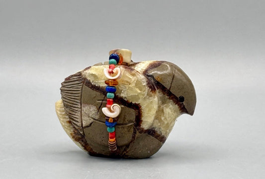 Septarian Nodule Songbird by Kateri Quandelacy Sanchez