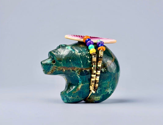 Apatite Bear by Kateri Quandelacy Sanchez