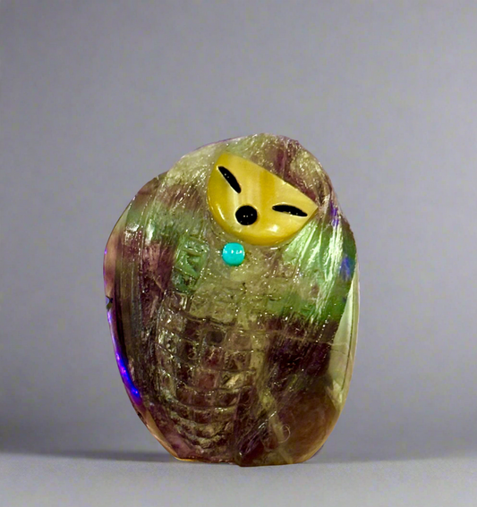 Rainbow Fluorite Corn Maiden by Kateri Quandelacy Sanchez
