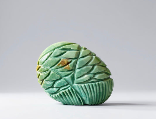 Elisa Turquoise Barn Owl by Kateri Quandelacy Sanchez