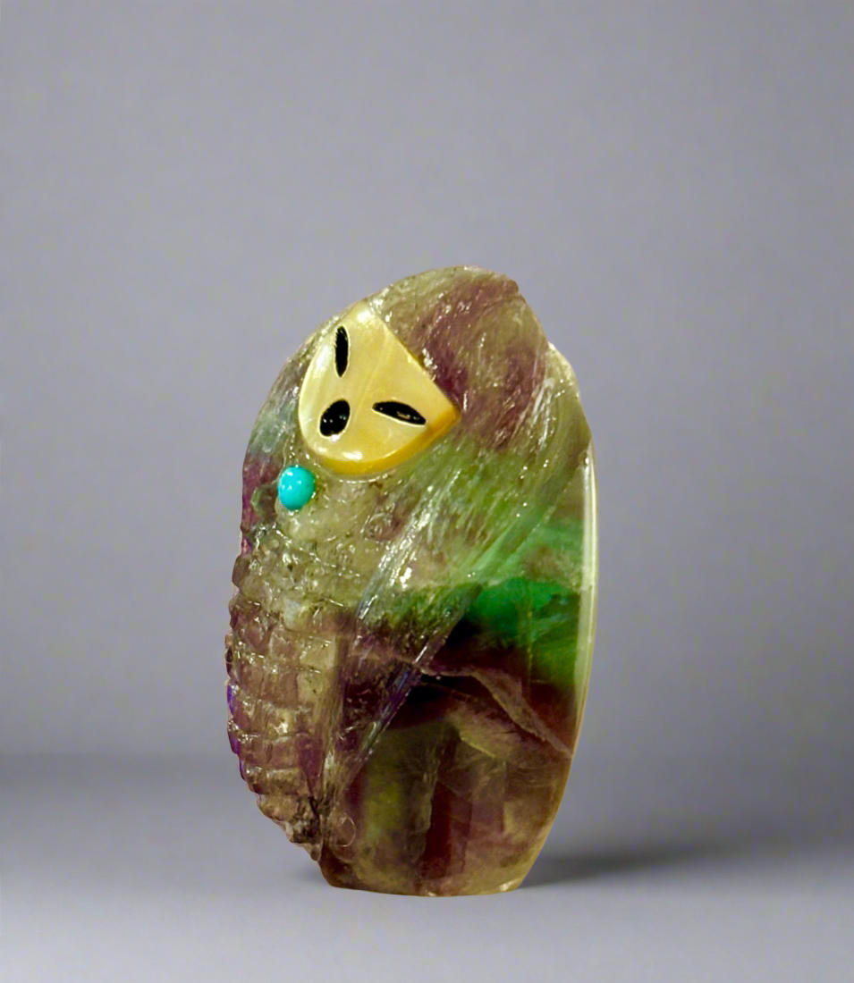 Rainbow Fluorite Corn Maiden by Kateri Quandelacy Sanchez