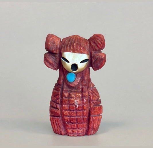 Apple Coral Hopi Corn Maiden by by Kateri Quandelacy Sanchez