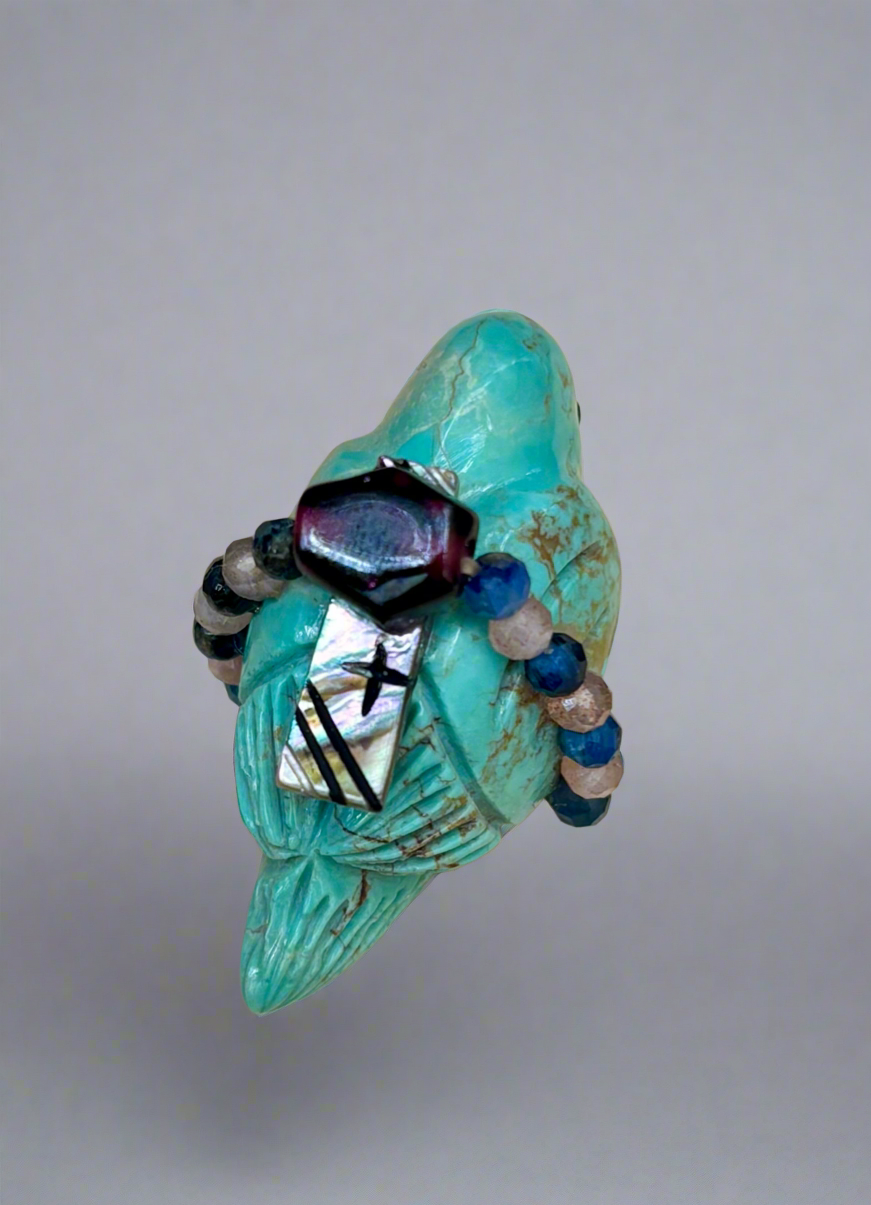 Kingman Turquoise Songbird by Kateri Quandelacy Sanchez