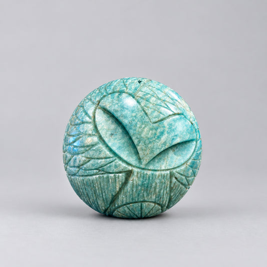 Amazonite Owl by Kateri Quandelacy Sanchez