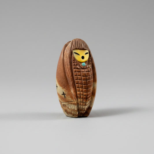 Shiva Lingam Corn Maiden by Kateri Quandelacy Sanchez