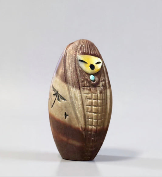 Shiva Lingam Corn Maiden by Kateri Quandelacy Sanchez