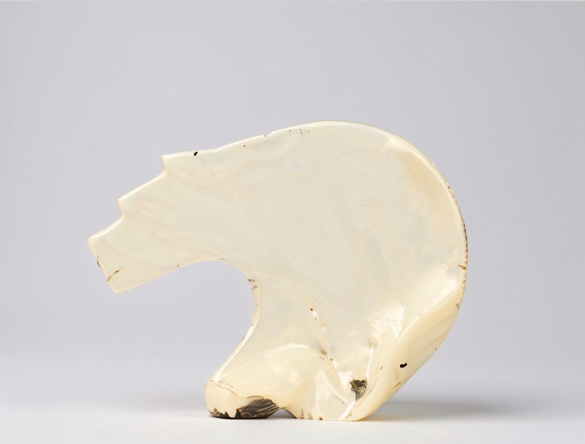 Black Lip Mother of Pearl Bear and Corn Maiden Sisters by Kateri Quandelacy Sanchez