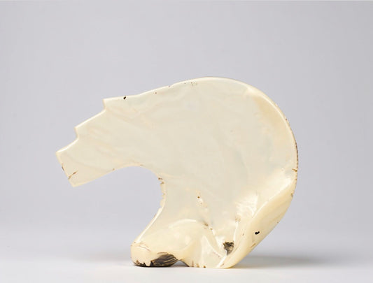 Black Lip Mother of Pearl Bear and Corn Maiden Sisters by Kateri Quandelacy Sanchez