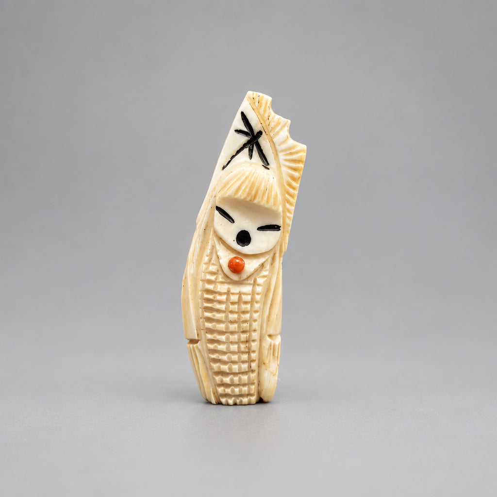 Fossilized Ivory Harvest Maidens by Kateri Quandelacy Sanchez