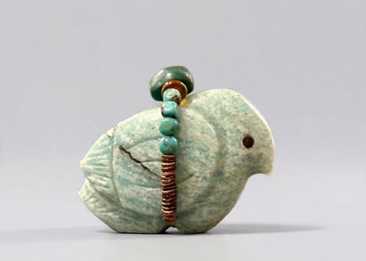 Amazonite Songbird by Kateri Quandelacy Sanchez