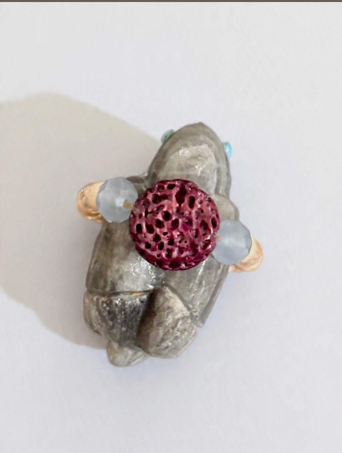 Labradorite Songbird by Kateri Quandelacy Sanchez