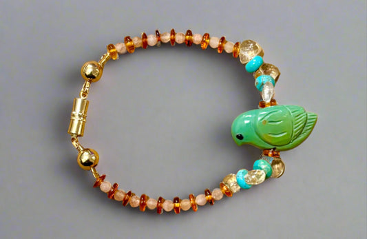 Songbird Bracelet by Kateri Quandelacy Sanchez